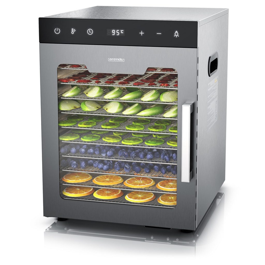 ARENDO Dörrautomat Edelstahl 800W